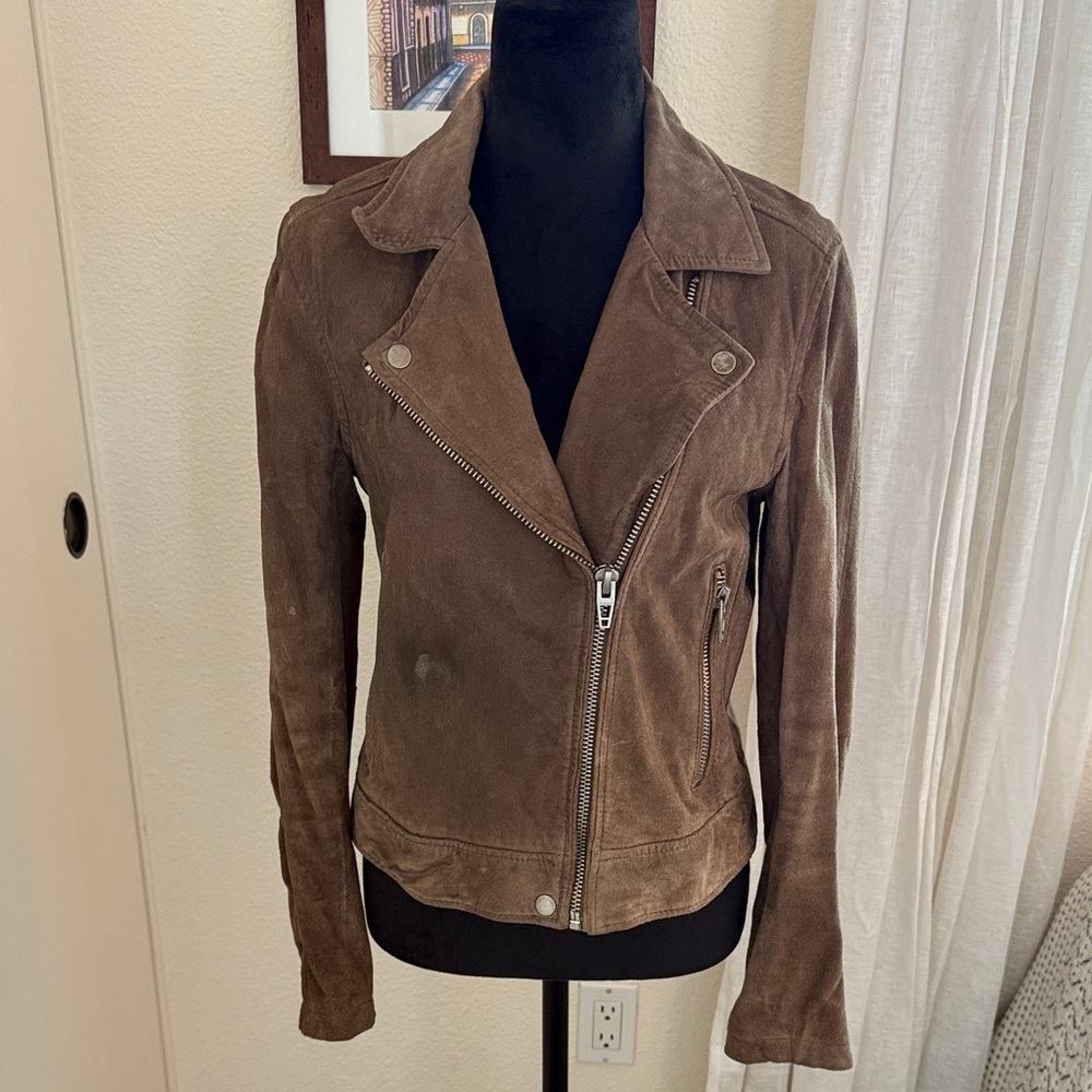 Blank NYC Brown Suede Women's Jacket